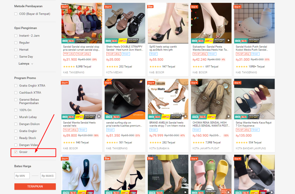Manfaatkan Fitur Grosir di Shopee untuk Mencari Supplier